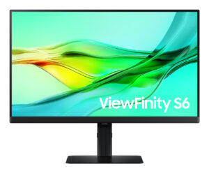 Samsung ViewFinity S6 S24D604UAU - S60UD Series - LED-skærm - USB - 24"" - 2560 x 1440 QHD @ 100 Hz - IPS - 350 cd/m² - 1000:1 - HDR10 - 5 ms - HDMI, 2xDisplayPort, USB-C - sort