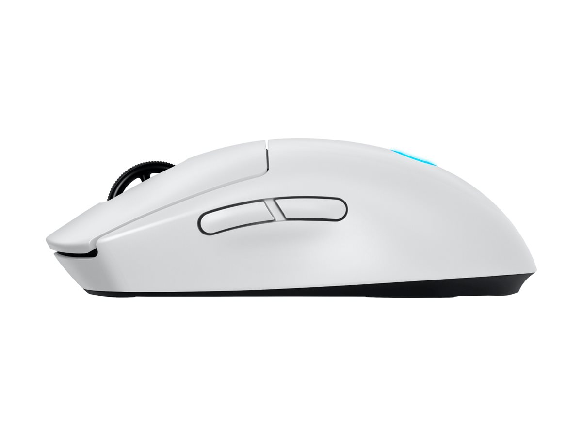 Logitech G PRO 2 - Mus - gaming - højre- og venstrehåndet - optisk - 8 knapper - trådløs, kablet - USB, 2.4 GHz - USB Logitech LIGHTSPEED-modtager - hvid - Billede 5