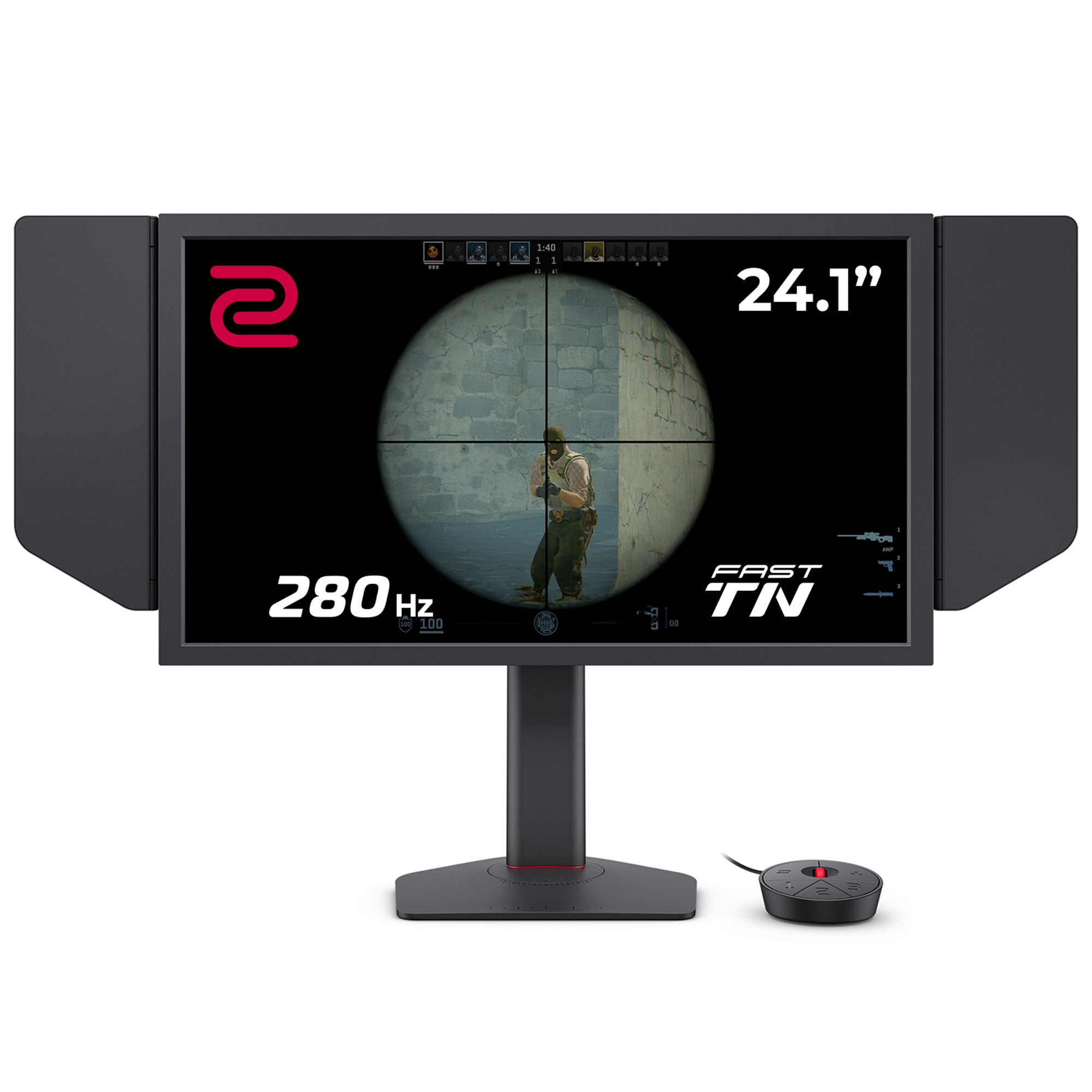 BenQ ZOWIE XL2540X+ - LED-skærm - gaming - 25"" (24.1"" til at se) - 1920 x 1080 Full HD (1080p) @ 280 Hz - Fast TN - 320 cd/m² - 1000:1 - 3xHDMI, DisplayPort