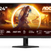 AOC Gaming 24G4HRE - LED-skærm - gaming - 24"" (23.8"" til at se) - 1920 x 1080 Full HD (1080p) @ 200 Hz - Fast IPS - 300 cd/m² - HDR10 - 0.5 ms - 2xHDMI, DisplayPort - højtalere