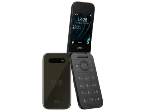 HMD 2660 Flip - 4G funktionstelefon - dual-SIM - RAM 64 MB / Intern hukommelse 128 MB - microSD slot - rear camera 0,3 MP - sort
