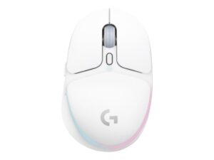 Logitech G G705 - Mus - små hænder - 6 knapper - trådløs - Bluetooth - USB Logitech LIGHTSPEED-modtager - hvid