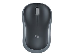Logitech M185 - Mus - optisk - trådløs - 2.4 GHz - trådløs modtager (USB) - grå - Billede 2