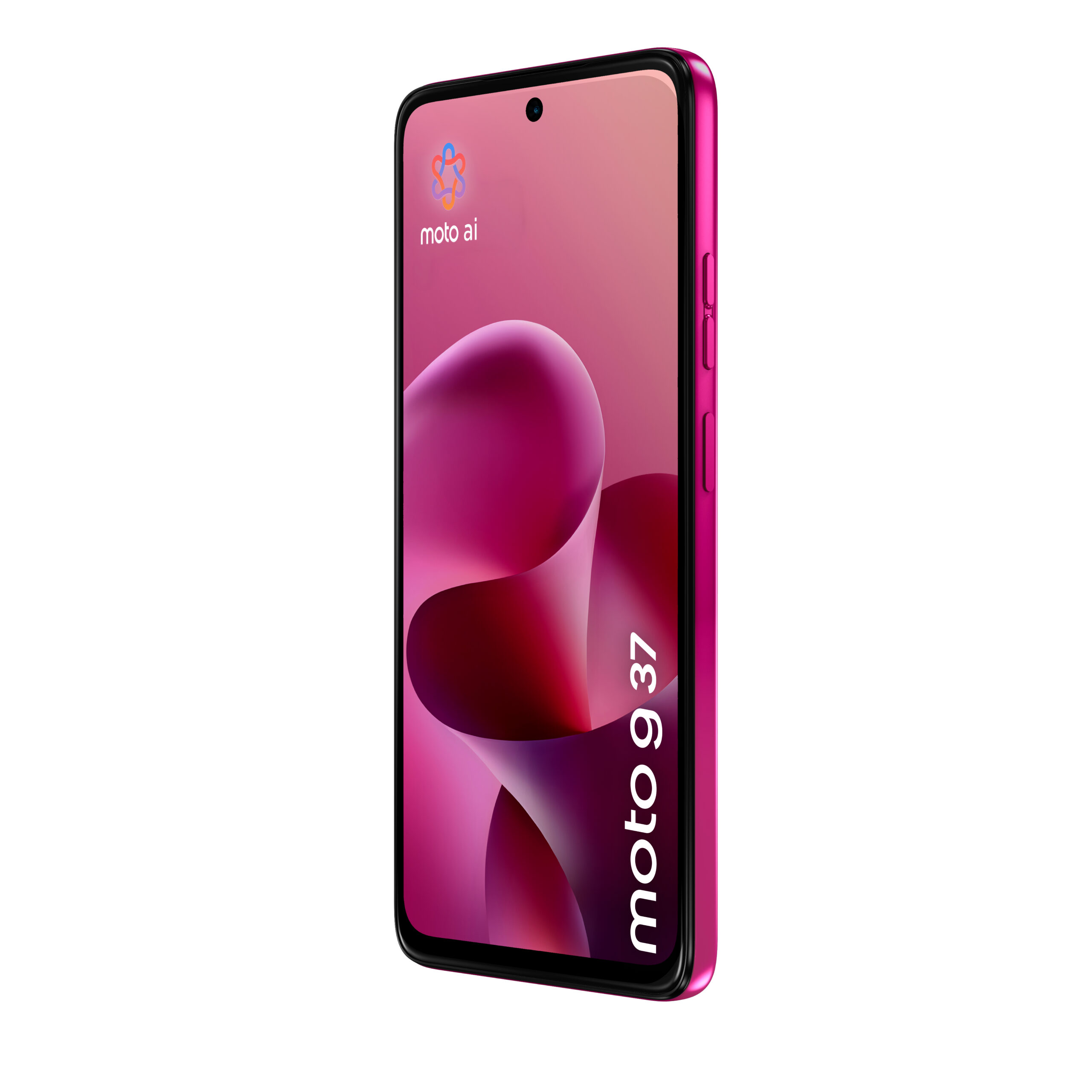 Motorola Moto G37 - 5G smartphone - dual-SIM - RAM 4 GB / Intern hukommelse 128 GB - microSD slot - LCD-skærm - 6.67"" - 1604 x 720 pixels (120 Hz) - 2x bagkameraer 50 MP - front camera 8 MP - fuchsiarød - Billede 5