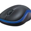Logitech M185 - Mus - optisk - trådløs - 2.4 GHz - trådløs modtager (USB) - blå