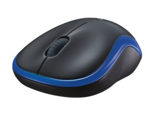 Logitech M185 - Mus - optisk - trådløs - 2.4 GHz - trådløs modtager (USB) - blå