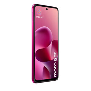 Motorola Moto G37 - 5G smartphone - dual-SIM - RAM 4 GB / Intern hukommelse 128 GB - microSD slot - LCD-skærm - 6.67"" - 1604 x 720 pixels (120 Hz) - 2x bagkameraer 50 MP - front camera 8 MP - fuchsiarød - Billede 4