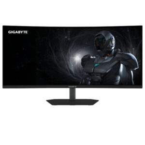 Gigabyte G34WQC2 - LED-skærm - gaming - kurvet - 34"" - 3440 x 1440 WQHD @ 200 Hz - VA - 450 cd/m² - 4000:1 - DisplayHDR 400 - 1 ms - 2xHDMI, 2xDisplayPort - højtalere - Billede 2