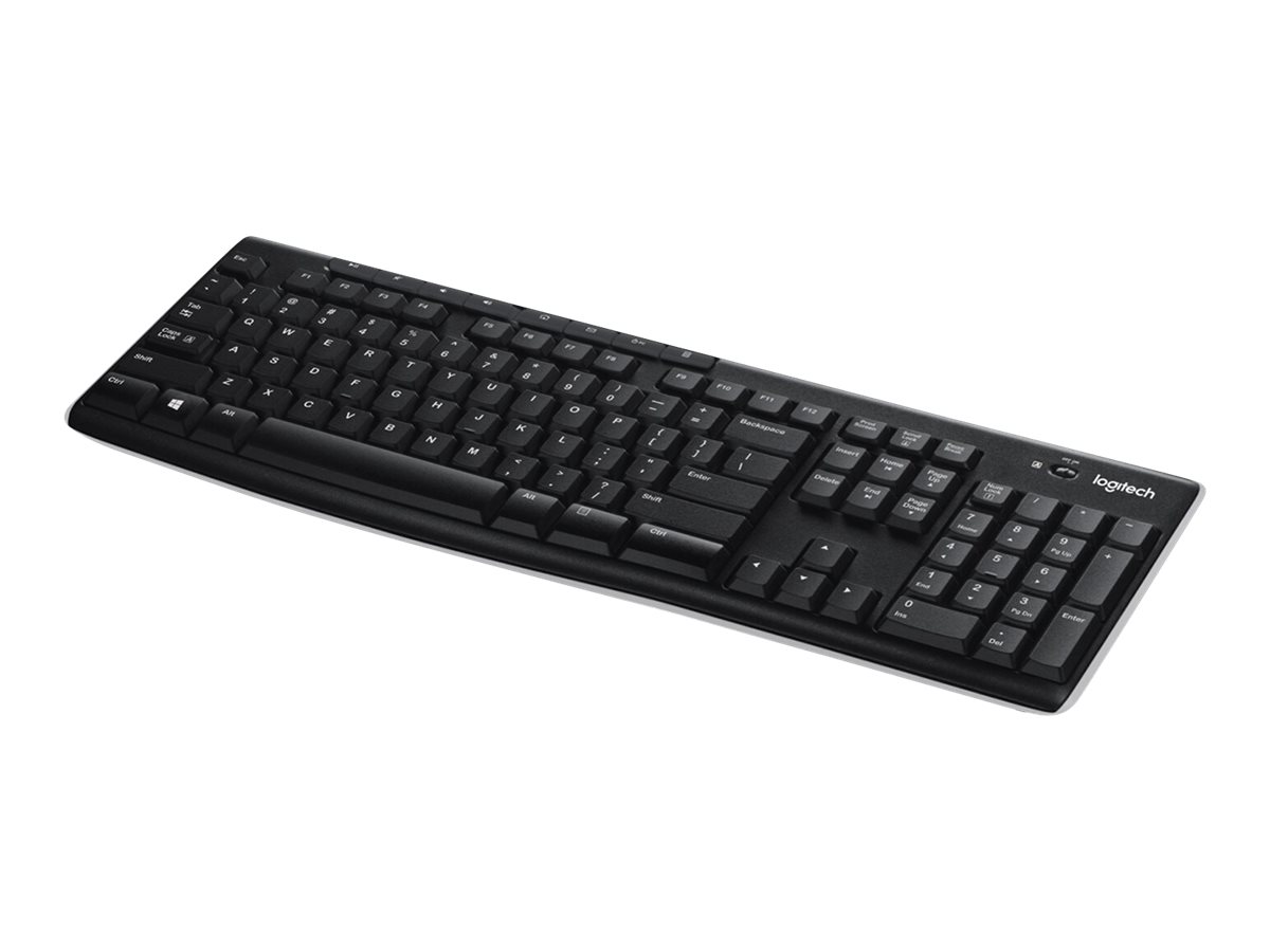 Logitech Wireless Keyboard K270 - Tastatur - trådløs - 2.4 GHz - Nordisk