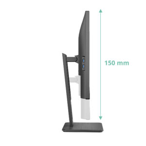 AOC Pro-line Q27P3CW - LED-skærm - 27"" - 2560 x 1440 QHD @ 75 Hz - IPS - 350 cd/m² - 1000:1 - 4 ms - 2xHDMI, DisplayPort, USB-C - højtalere - sort - Billede 3