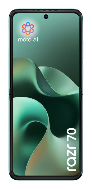Motorola RAZR 70 - 5G smartphone - dual-SIM - RAM 8 GB / Intern hukommelse 256 GB - OLED display - 6.9"" - 2640 x 1080 pixels (120 Hz) - 2x bagkameraer 50 MP, 50 MP - front camera 32 MP - pantone sportsgrøn - Billede 4