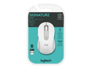 Logitech Signature M650 - Mus - optisk - 5 knapper - trådløs - Bluetooth, 2.4 GHz - Logitech Logi Bolt USB-modtager - off-white - Billede 5