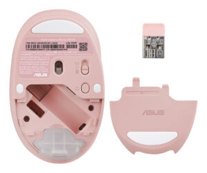 ASUS Fragrance MD101 - Mus - optisk - 4 knapper - trådløs - Bluetooth, 2.4 GHz - rosaklyde - Billede 4