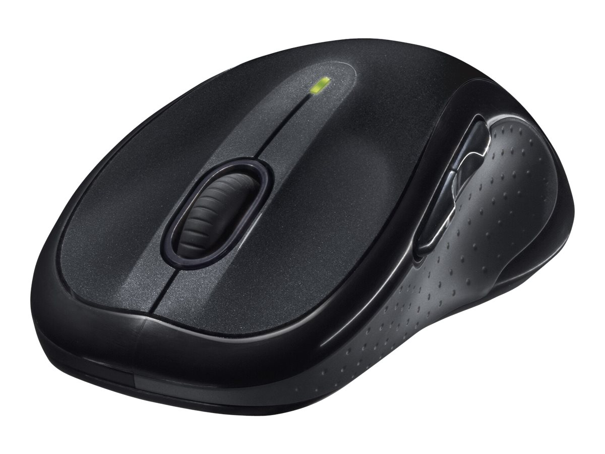 Logitech M510 - Mus - højrehåndet - laser - 5 knapper - trådløs - 2.4 GHz - trådløs modtager (USB) - sort - Billede 2