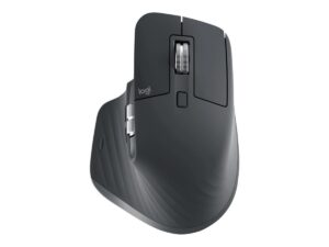 Logitech Master Series MX Master 3S - Mus - ergonomisk - optisk - 7 knapper - trådløs - Bluetooth, 2.4 GHz - Logitech Logi Bolt USB-modtager - grafit - Billede 3