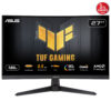 ASUS TUF Gaming VG27WQ3B - LED-skærm - gaming - kurvet - 27"" - 2560 x 1440 QHD @ 180 Hz - Fast VA - 300 cd/m² - 5000:1 - HDR10 - 0.5 ms - 2xHDMI, DisplayPort - højtalere - sort