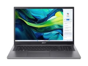 Acer Aspire Go 17 AG17-31P - Intel N-series - N355 / op til 3.9 GHz - Win 11 Home - Intel Graphics - 8 GB RAM - 512 GB SSD NVMe - 17.3"" IPS 1920 x 1080 (Full HD) - Wi-Fi 6 - stålgrå - kbd: Nordisk
