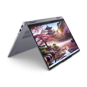 Lenovo IdeaPad 5 2-in-1 14AKP10 Copilot+ PC AMD Ryzen AI 5 PRO 340 Hybrid (2-i-1) 35,6 cm (14") Berøringsskærm WUXGA 16 GB LPDDR5x-SDRAM 512 GB SSD Wi-Fi 6 (802.11ax) Windows 11 Home Nordisk Grå - Billede 2