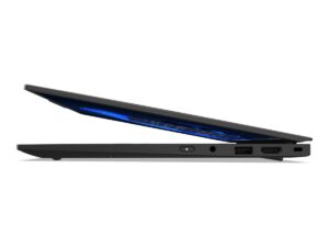 Lenovo ThinkPad X1 Carbon Gen 13 21NX - Aura Edition - AI PC - 180° hængselsdesign - Intel Core Ultra 7 - 255U / op til 5.2 GHz - Evo - Win 11 Pro - Intel Graphics - 32 GB RAM - 1 TB SSD TCG Opal Encryption 2, NVMe - 14"" IPS 1920 x 1200 - Wi-Fi 6E, Bluetooth - 4G/5G opgraderbar - sort maling - kbd: nordisk (dansk/finsk/norsk/svensk) - CO2 Offset 0,5 ton (2. Gen) - New Open Box - Billede 3