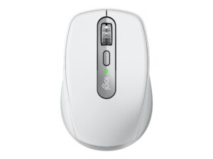 Logitech MX Anywhere 3S for Business - Mus - højrehåndet - optisk - 6 knapper - trådløs - Bluetooth - Logitech Logi Bolt USB-modtager - bleg grå