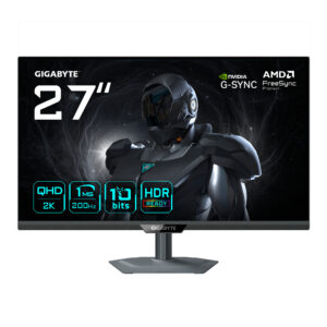 Gigabyte G27Q2 - LED-skærm - gaming - 27"" - 2560 x 1440 QHD @ 210 Hz - SS IPS - 350 cd/m² - 1000:1 - HDR10 - 1 ms - 2xHDMI, DisplayPort, USB-C