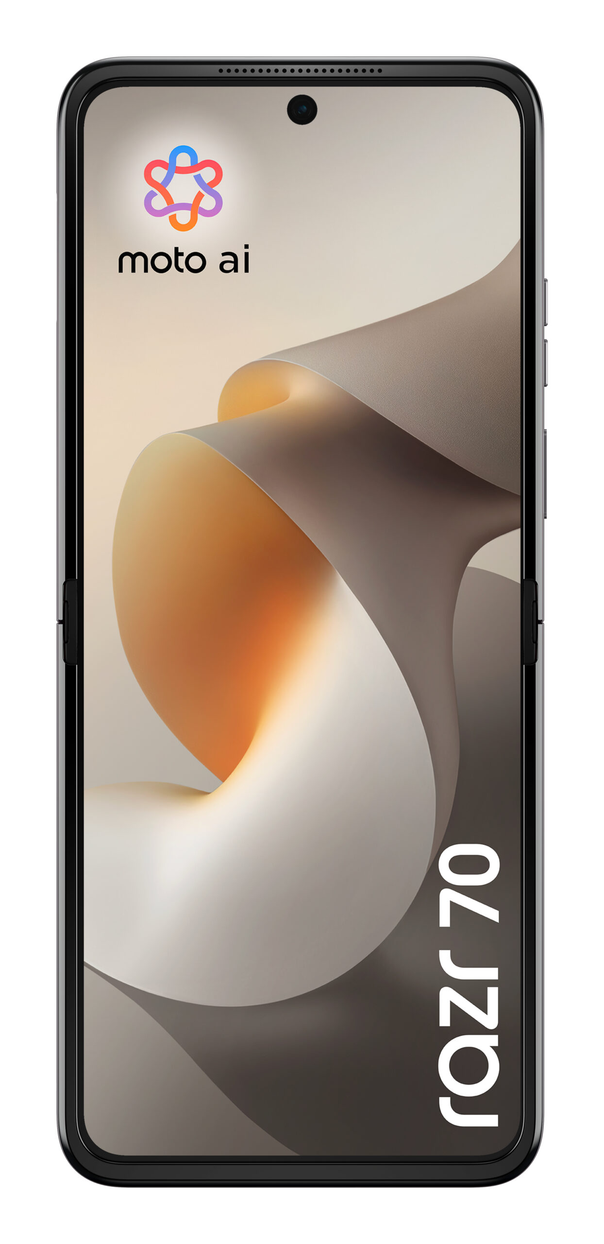 Motorola RAZR 70 - 5G smartphone - dual-SIM - RAM 8 GB / Intern hukommelse 256 GB - OLED display - 6.9"" - 2640 x 1080 pixels (120 Hz) - 2x bagkameraer 50 MP, 50 MP - front camera 32 MP - pantone hematite - Billede 4