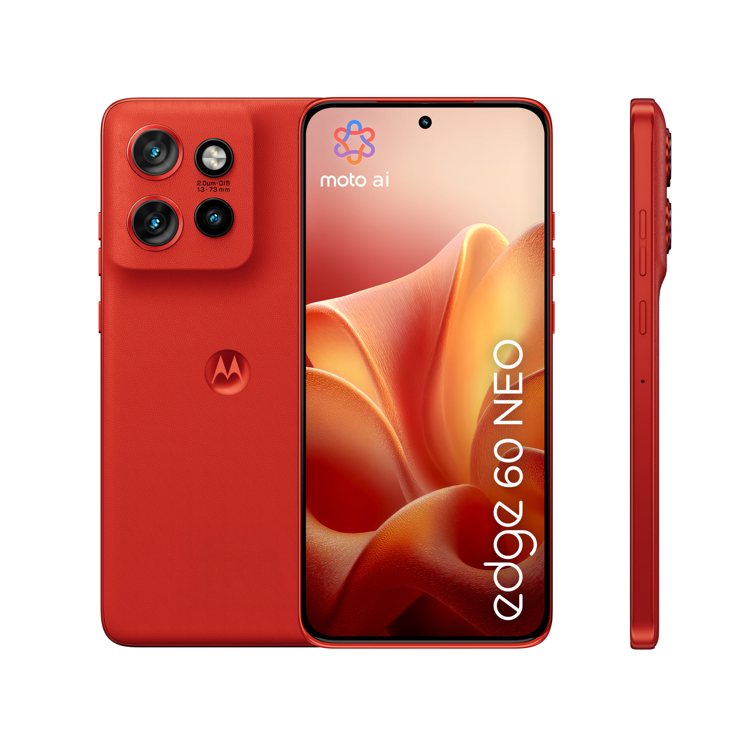Motorola edge 60 neo 256GB/12GB - PANTONE Poinciana - Billede 2