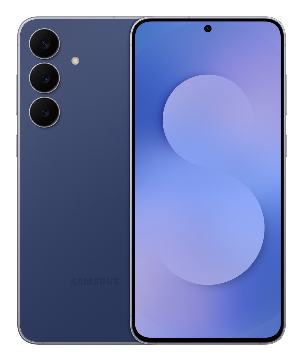 Samsung Galaxy S25 FE - 5G smartphone - dual-SIM - RAM 8 GB / Intern hukommelse 256 GB - OLED display - 6.7"" - 2340 x 1080 pixels (120 Hz) - 3x bagkamera 50 MP, 12 MP, 8 MP - front camera 12 MP - marineblå