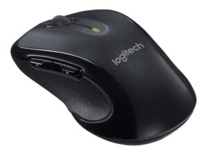 Logitech M510 - Mus - højrehåndet - laser - 5 knapper - trådløs - 2.4 GHz - trådløs modtager (USB) - sort - Billede 3