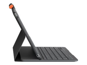 Logitech Slim Folio - Tastatur og folio-kasse - trådløs - Bluetooth LE - QWERTY - nordisk (dansk/finsk/norsk/svensk) - oxford-grå - for Apple 10.9-inch iPad (10. generation) - Billede 5