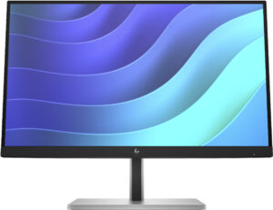 HP E22 G5 - E-Series - LED-skærm - 21.5"" - 1920 x 1080 Full HD (1080p) @ 75 Hz - IPS - 250 cd/m² - 1000:1 - 5 ms - HDMI, DisplayPort, USB - sort, sort og sølv (stander)