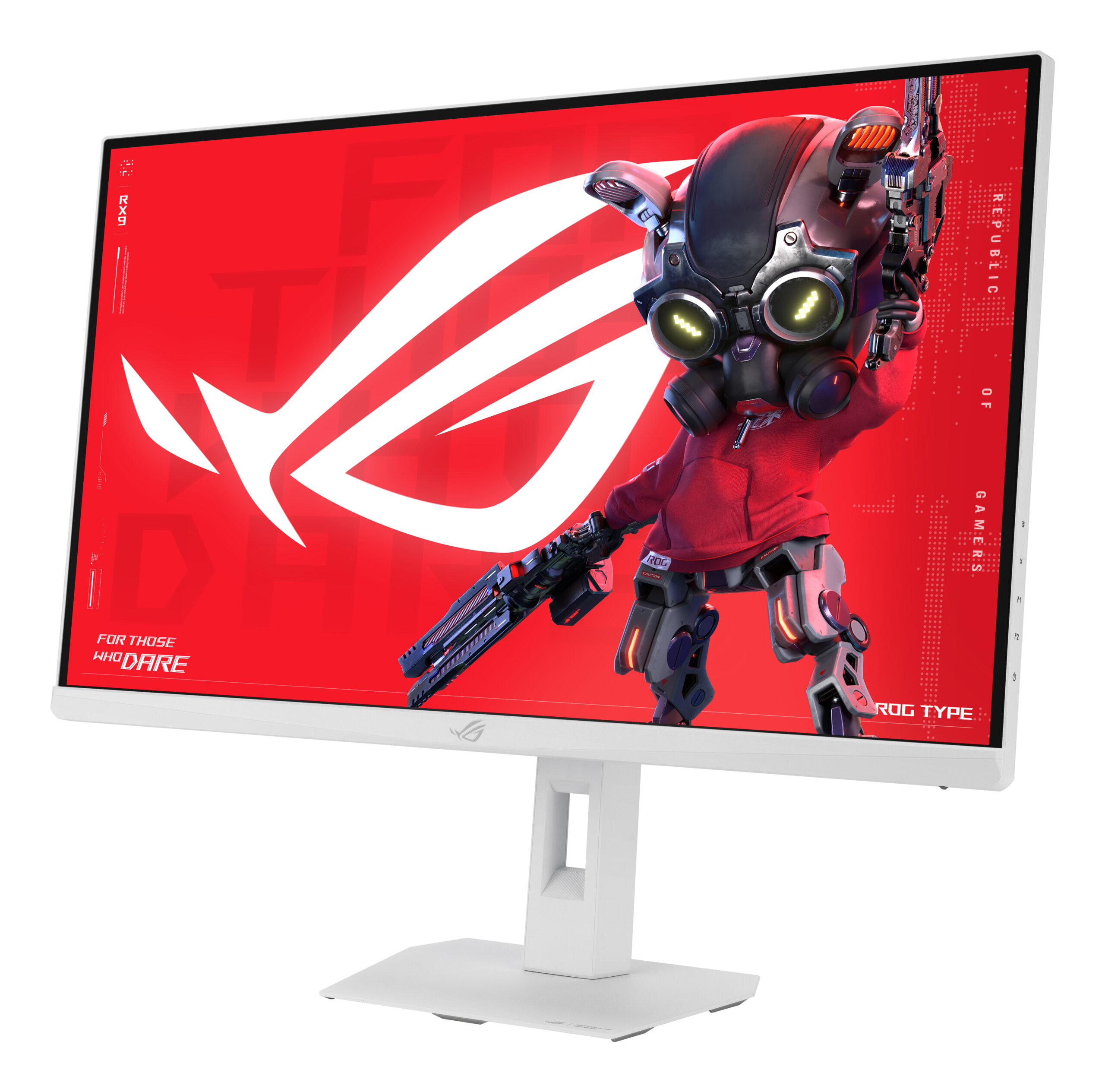 ASUS ROG Strix XG27ACMES-W - LED-skærm - gaming - 27"" - 2560 x 1440 QHD @ 255 Hz - Fast IPS - 400 cd/m² - 1300:1 - DisplayHDR 400 - 0.3 ms - HDMI, DisplayPort, USB-C - hvid - Billede 3