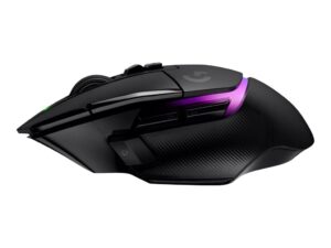 Logitech G G502 X PLUS - Mus - optisk - 11 knapper - trådløs - 2.4 GHz - USB Logitech LIGHTSPEED-modtager - sort - Billede 4