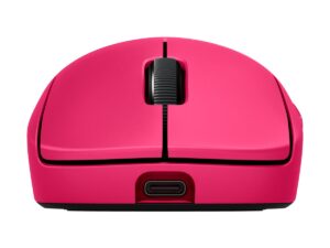 Logitech G PRO 2 - Mus - gaming - højre- og venstrehåndet - optisk - 8 knapper - trådløs, kablet - USB, 2.4 GHz - USB Logitech LIGHTSPEED-modtager - pink - Billede 5