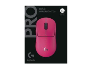 Logitech G PRO X SUPERLIGHT 2C - Mus - gaming - 5 knapper - trådløs, kablet - 2.4 GHz, USB - USB Logitech LIGHTSPEED-modtager - pink - Billede 4