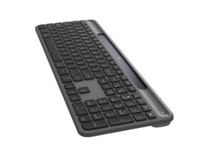 Logitech Signature Slim Solar+ K980 for Business - Tastatur - full size - trådløs - Bluetooth LE, USB-C - QWERTY - US International - tastkontakt: sakseskalibratorer - grafit - Billede 2