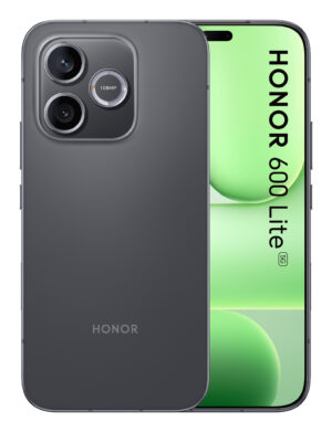 Honor 600 Lite - 5G smartphone - dual-SIM - RAM 8 GB / Intern hukommelse 128 GB - OLED display - 6.6"" - 2600 x 1200 pixels - (120 Hz) - 2x bagkameraer 108 MP, 5 MP - front camera 16 MP - sort fløjl - Billede 2