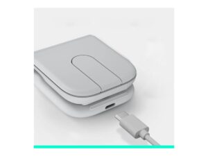 Logitech Mobi Fold - Mus - ultra-bærbar - optisk - 4 knapper - trådløs - Bluetooth 5.0 LE - off-white - Billede 3