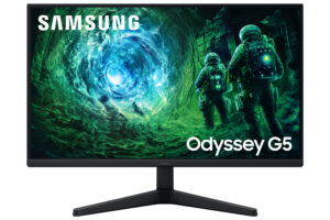 Samsung Odyssey G5 S27FG530EU - G53F Series - LED-skærm - gaming - 27"" - 2560 x 1440 QHD @ 200 Hz - IPS - 300 cd/m² - 1000:1 - HDR10 - 1 ms - 2xHDMI, DisplayPort - sort