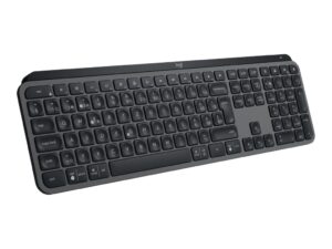 Logitech MX Keys S - Tastatur - bagbelyst - trådløs - Bluetooth LE - QWERTY - US International - tastkontakt: Scissor-Key - grafit - med Palm Rest - Billede 3