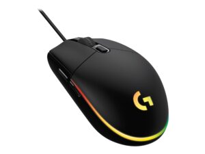 Logitech Gaming Mouse G203 LIGHTSYNC - Mus - optisk - 6 knapper - kablet - USB - sort