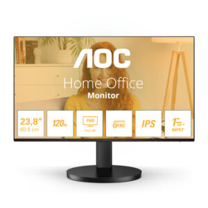 AOC 24B3HA2 computerskærm 60,5 cm (23.8") 1920 x 1080 pixel Fuld HD LED Sort