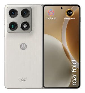 Motorola razr fold, 20,6 cm (8.09"), 16 GB, 512 GB, 50 MP, Android 16.0, Hvid
