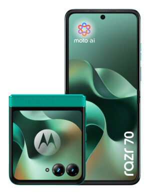 Motorola RAZR 70 - 5G smartphone - dual-SIM - RAM 8 GB / Intern hukommelse 256 GB - OLED display - 6.9"" - 2640 x 1080 pixels (120 Hz) - 2x bagkameraer 50 MP, 50 MP - front camera 32 MP - pantone sportsgrøn - Billede 2