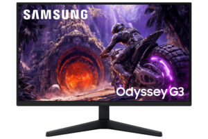 Samsung Odyssey G3 S27HG302EU - G30H Series - LED-skærm - gaming - 27"" - 1920 x 1080 Full HD @ 200 Hz - IPS - 250 cd/m² - 1000:1 - HDR10 - 1 ms - HDMI, DisplayPort - sort
