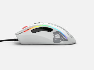 Glorious Gaming Model D-. Formfaktor: Højre hånd. Bevægelsesdetekteringsteknologi: Optisk, Enhedsgrænseflade: USB Type-A, Bevægelsesopløsning: 12000 dpi, Responstid: 1 ms, Knapper type: Trykte knapper, Antal knapper: 6, Rulle type: Hjul, Acceleration (maks.): 50 G. Strømkilde: Kabel. Produktfarve: Hvid - Billede 2