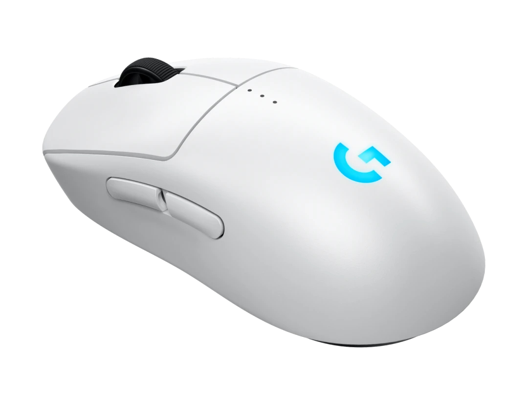 Logitech G PRO 2 - Mus - gaming - højre- og venstrehåndet - optisk - 8 knapper - trådløs, kablet - 2.4 GHz, USB - USB Logitech LIGHTSPEED-modtager - hvid - Billede 2
