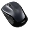 Logitech M325s - Mus - højre- og venstrehåndet - optisk - 5 knapper - trådløs - 2.4 GHz - trådløs modtager (USB) - mørkegrå