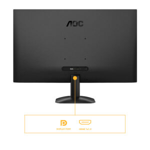 AOC Basic-line Q27B35E - LED-skærm - 27"" - 2560 x 1440 QHD @ 75 Hz - IPS - 300 cd/m² - 1500:1 - HDR10 - 1 ms - HDMI, DisplayPort - sort - Billede 3