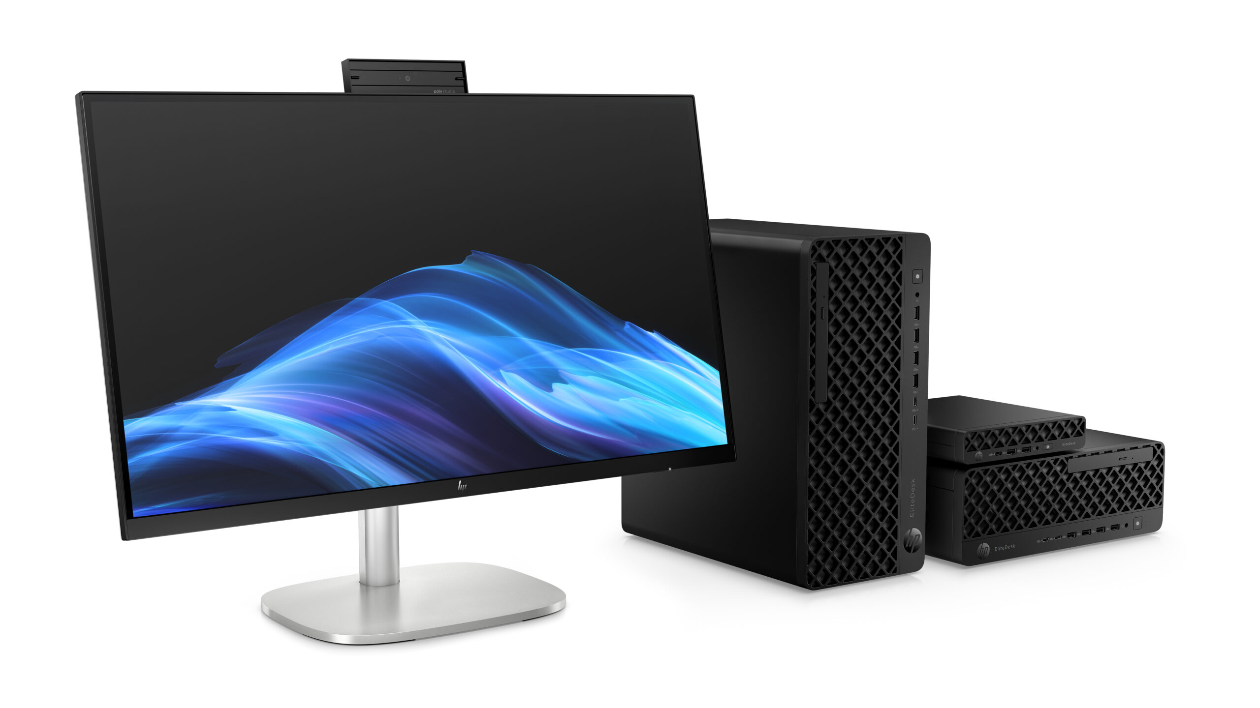 HP EliteDesk 8 G1i - AI PC - mini Core Ultra 7 265 / op til 5.3 GHz - vPro Enterprise - RAM 16 GB - SSD 512 GB - NVMe - Intel Graphics - Gigabit Ethernet, IEEE 802.11ax (Wi-Fi 6), Bluetooth 5.4, IEEE 802.11be (Wi-Fi 7) - Win 11 Pro - skærm: ingen - jack sort - Smart Buy - Billede 2